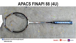 Vợt Cầu Lông Apacs Finapi 88 - 4U Hình Ảnh Thông Số Vân Hổ Mạnh Mẽ, Sức Mạnh Phong Độ