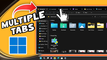 This Windows 11 Build has hidden MULTI TAB File Explorer Built In