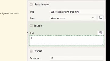 Substitution String oracle apex 20.2