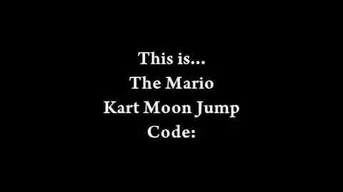 Mario Kart 64 - The Moon Jump Code