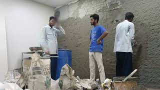 How to Plaster without Curing installing coat of tile bond | Part 1 |
