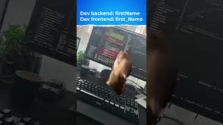 Frontend vs Backend Developer 😅 | Naming Convention Be Like...