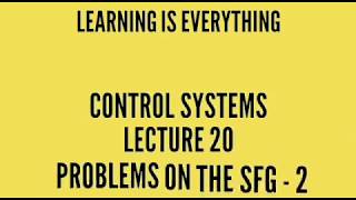 CS Lec -20: Problems on the SFG - 2