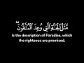 مثل الجنة التي وعد المتقون فيها أنهار من ماء غير آسن وأنهار من لبن شاشة سوداء ياسر الدوسري