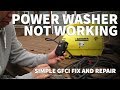 Pressure Washer Repair with Oaonan GFCI Plug – Electric Pressure Washer Not Working