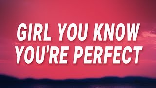 Bruno Mars - Girl you know you're perfect (Versace On The Floor) (Lyrics)