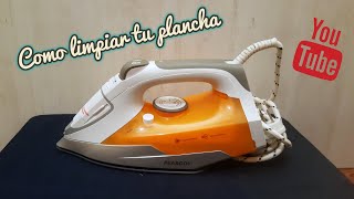 Como limpiar una plancha de ropa Facil