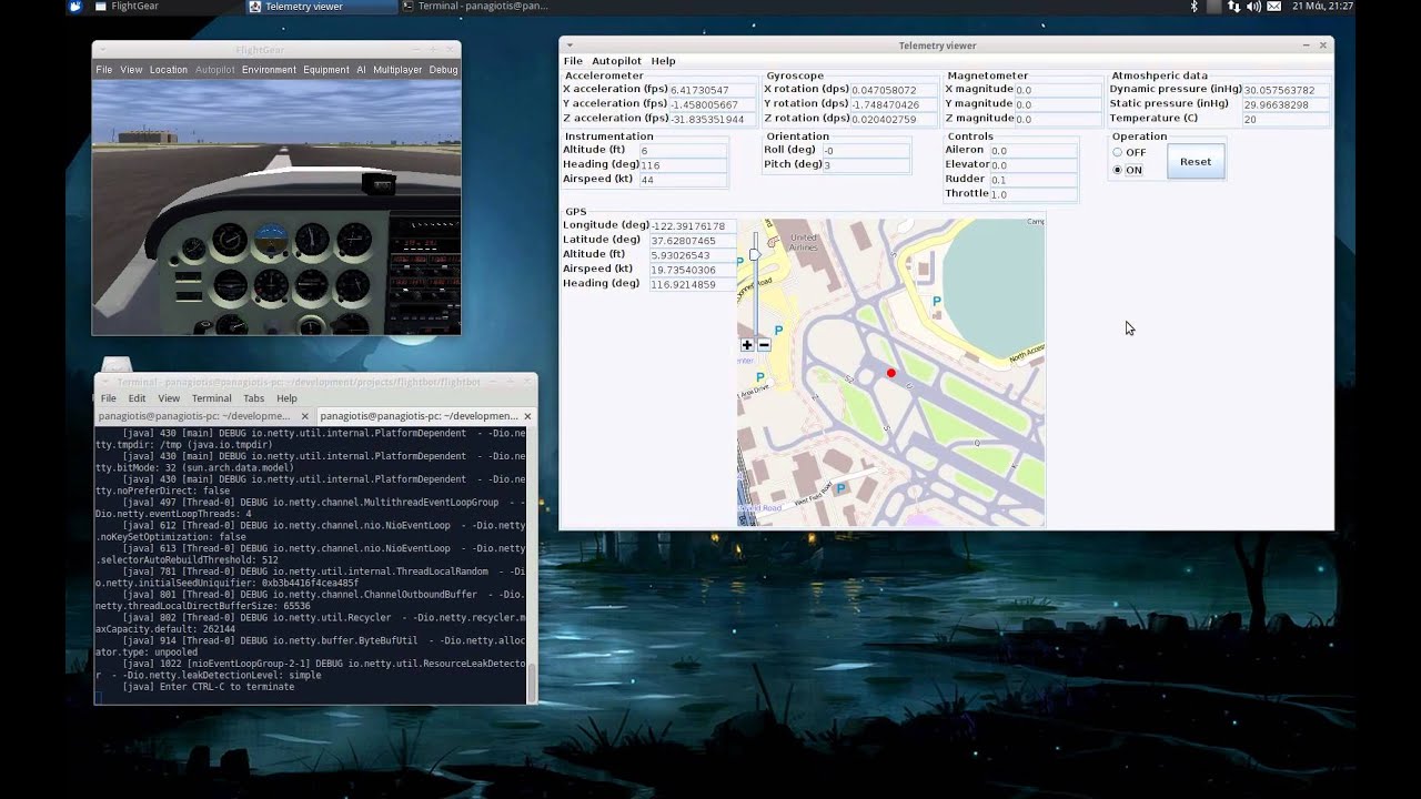 Autopilot take off YouTube