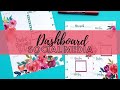 Plan with me// Bold Florals//Dashboard Spread