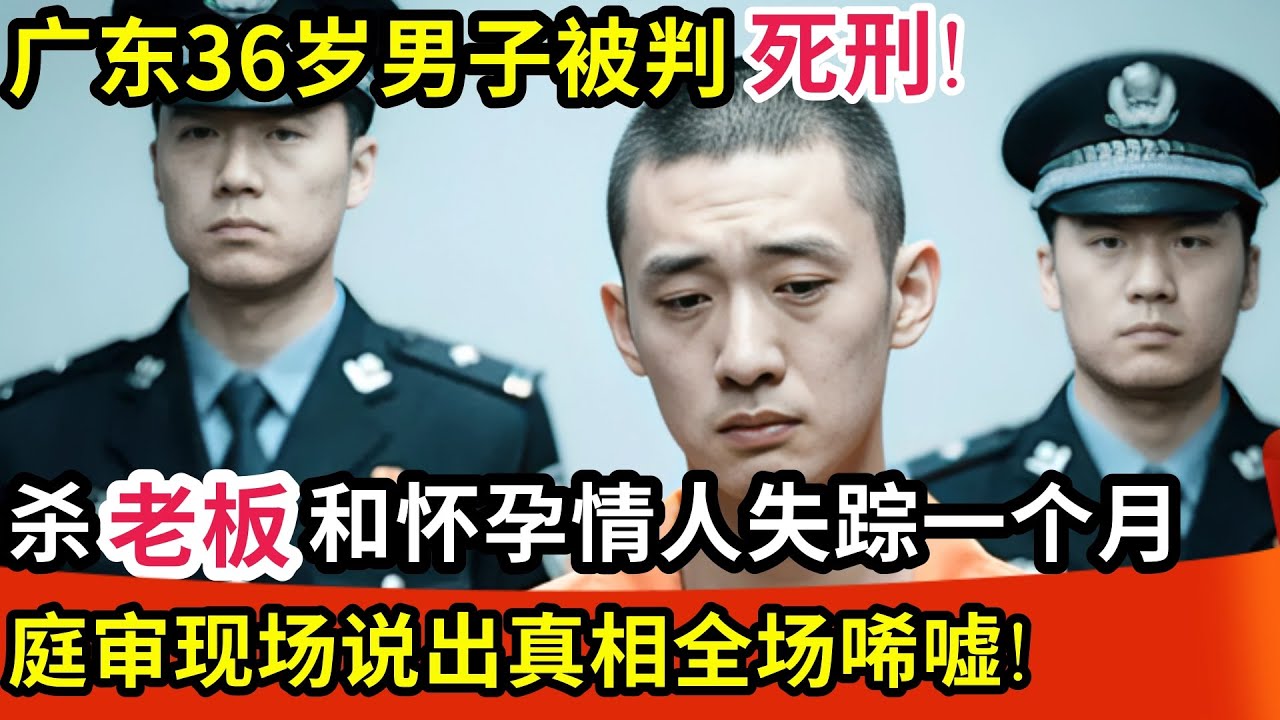 广东36岁男子被判死刑!杀老板和怀孕情人后失踪一个月,庭审现场说出真相全场唏嘘!