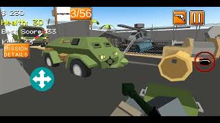 playing a game called cube wars: military battle #2 screenshot 2