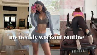 A WEEK OF WORKOUTS | how i train to stay fit & healthy