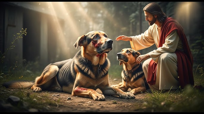 With Tears in His Eyes, the Vet Finds an Unseen Plea for Love on a Blind  Shepherd's Collar - YouTube