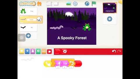 A Spooky Forest Scratch Jr.