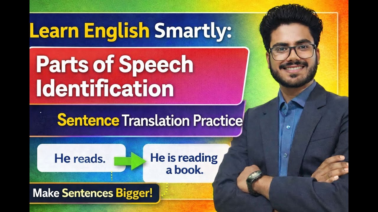 Learn English Smartly: Parts of Speech Identification এবং Sentence Translation Practice