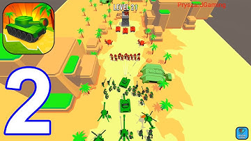 Epic Army Clash - Gameplay Walkthrough Part 2 Levels 21-29 Boss Fight (iOS,Android Gameplay)