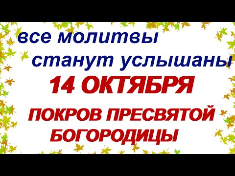 14 октября. Народный праздник ПОКРОВ.Нет снега. Что это значит?ПРИМЕТЫ