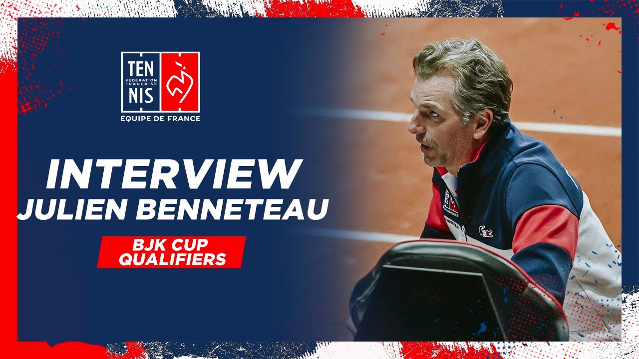 Interview de Julien Benneteau après les deux premiers matchs | BJK Cup Qualifiers, FRA-GB | FFT