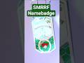 🛑 SMRRF Name Badge - Floating Hexagon Mesh Edition