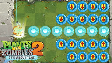 PvZ 2 Power Up INFINITE - All Plants Max Level Vs 100 Carnie Zombie - Who is best plant?