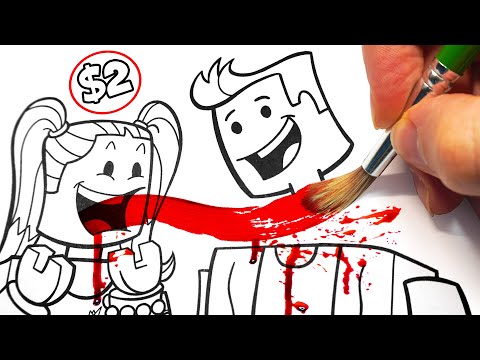 Horror Artist Vs 2 Roblox Coloring Book