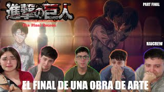 EL FINAL DE UNA OBRA HERMOSA SHINGEKI NO KYOJIN THE FINAL SEASON REACCION HAICREW PART2