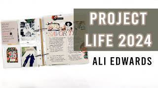 Ali Edwards | Finishing Project Life 2024 Part 01