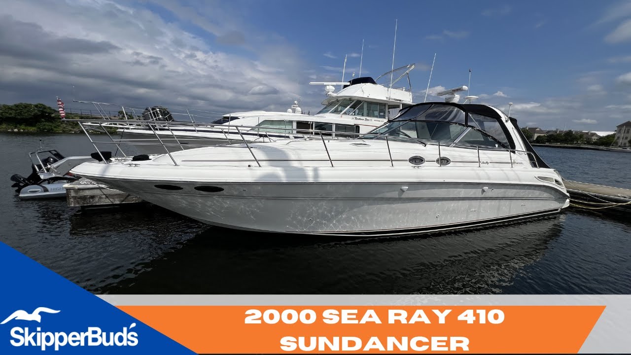 2000 Sea Ray 410 Sundancer Boat Tour SkipperBud's