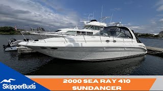 2000 Sea Ray 410 Sundancer Boat Tour SkipperBud's