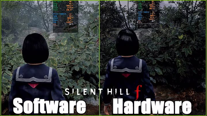 Silent Hill f - Software Lumen (Very High) vs Hardware Lumen (Epic)