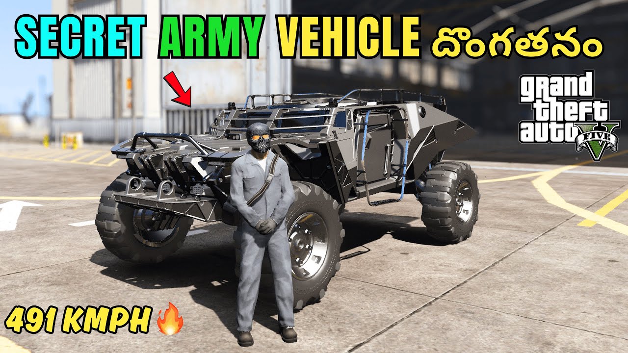 Stealing Secret Army Vehicle Went Wrong! | GTA 5 In Telugu | Tycoob Playz