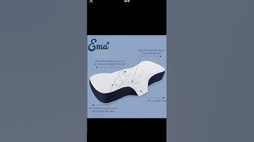 Gối công thái học EMA hỗ trợ ngủ ngon, ngăn ngừa thoái hóa đốt sống cổ #ema #goicongthaihoc #shorts