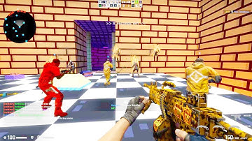 Counter Strike Global Offensive - Zombie Escape mod online gameplay on 8bit map