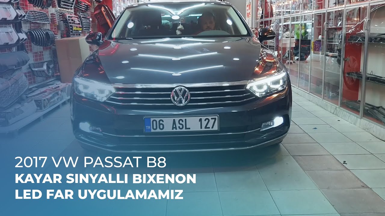 2017 VW Passat B8 // Kayar Sinyalli BiXenon Led Far Uygulamamız