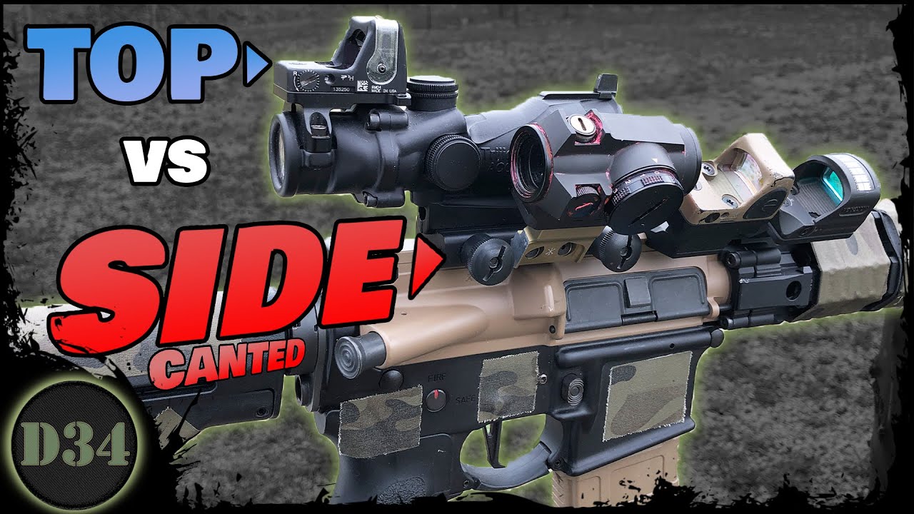 TOP vs SIDE canted dot for your ACOG