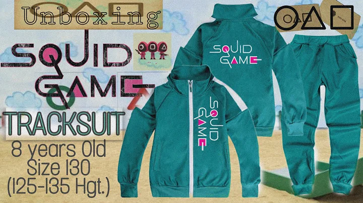 Unboxing Squid Game Tracksuit for 7-8 Yrs Old Size 130|Its MarLah