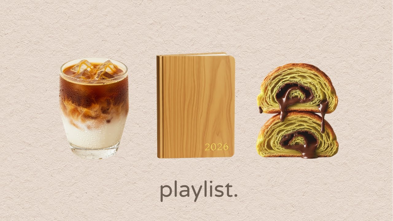 A soft beginning to a bright new year… ☕ Calm café vibes for studying, writing & flow