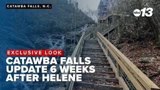 EXCLUSIVE: News 13 gets firsthand look at Catawba Falls damages 6 weeks after Helene
