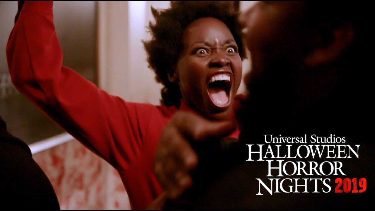 Lupita Nyong'o reprises her role in Us at Universal's Halloween Horror