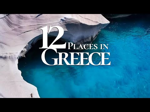 12 Most Beautiful Towns to Visit in Greece 4K 🇬🇷 | Skiathos | Naxos | Lefkada