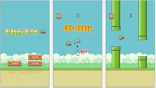 Flappy Bird For Samsung Galaxy Tab 2 7.0 (Gameplay) screenshot 4