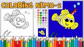 Celebrity Coloring Finding Nemo - 2 | Finding Nemo Coloring | Learning Coloring For Kids Wealth