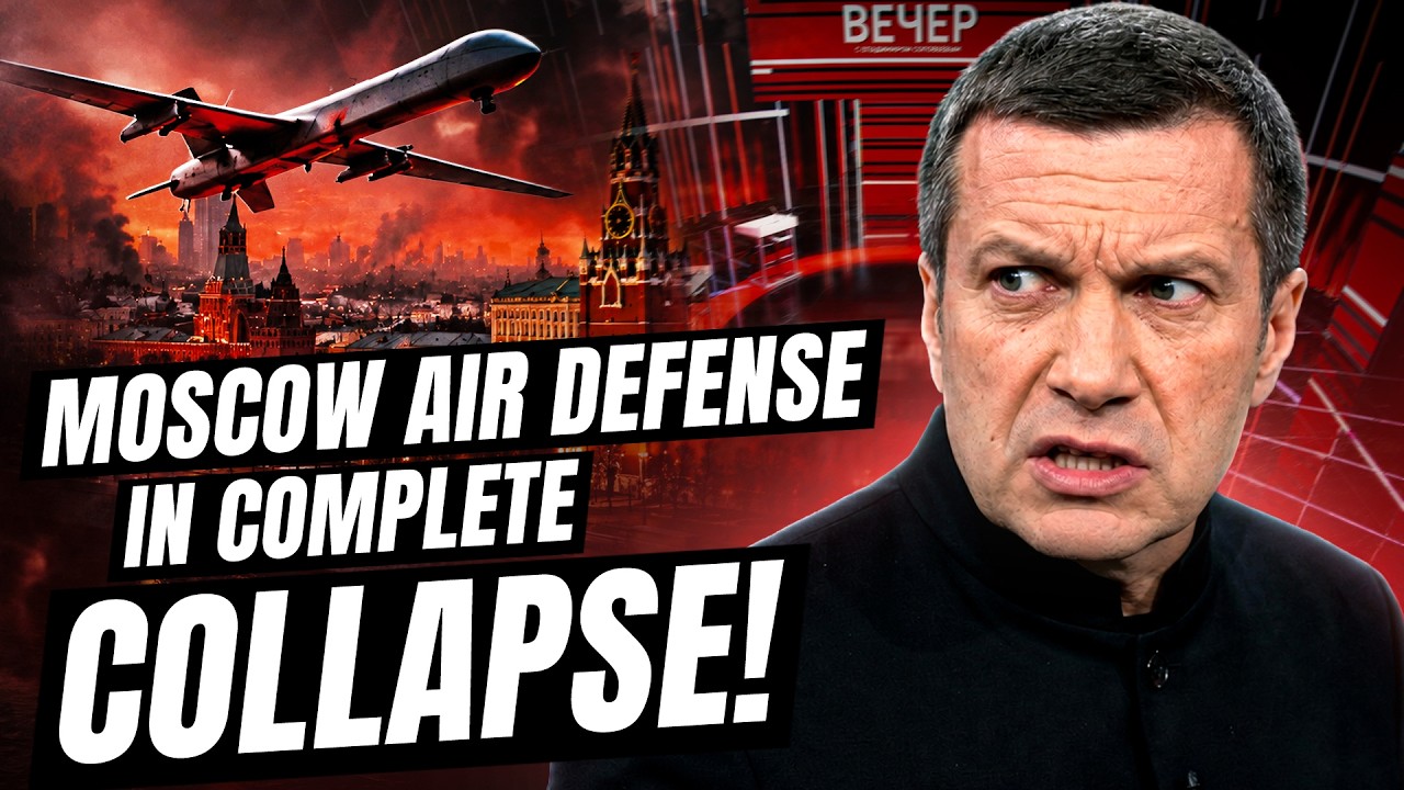 💥Solovyov panics as drones hit Moscow! Russian TV just lost control on air