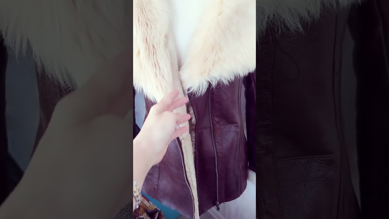 Переделка старой дублёнки. #пошив #переделкаодежды #яшью #shorts