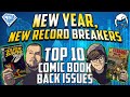 Record Breaking Comic Sales to Start the New Year! // Top 10 Back Issues ft. GemMintCollectibles