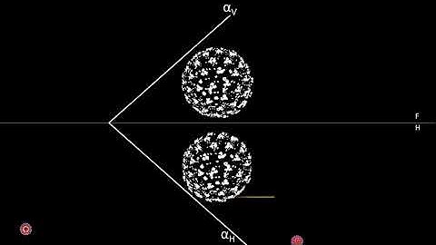 How to find the intersection with the coronavirus and a cutting-plane by the descriptive geometry