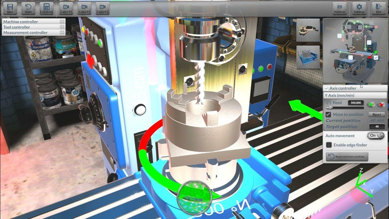 Milling Machine Simulator 3D YouTube