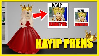 KÜÇÜK PRENS KAYBOLDU 👑 ROBLOX BROOKHAVEN KOMİK HİKAYE