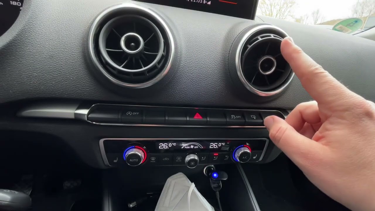 PKW Klimaanlage mit Klimaautomatik (zwei Klima Zonen) Audi A3/S3 Anleitung  