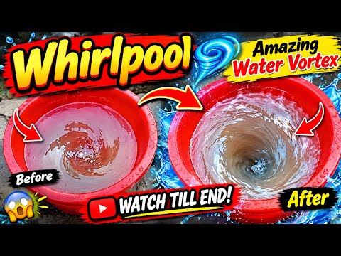How to Make a Powerful Whirlpool 🌪️ | Amazing Water Vortex Experiment